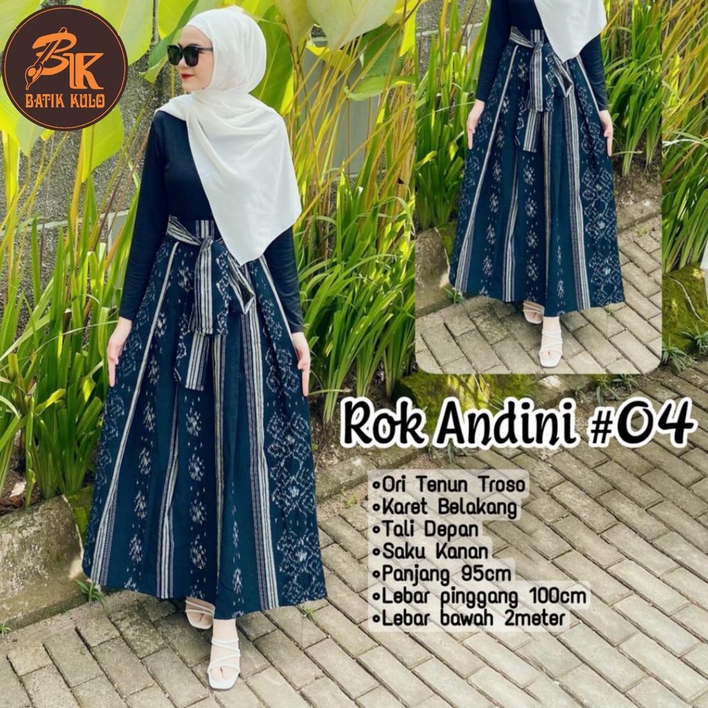 Jual [Premium] Rok Tenun Troso Andini Bawahan Tradisional Kantoran ...