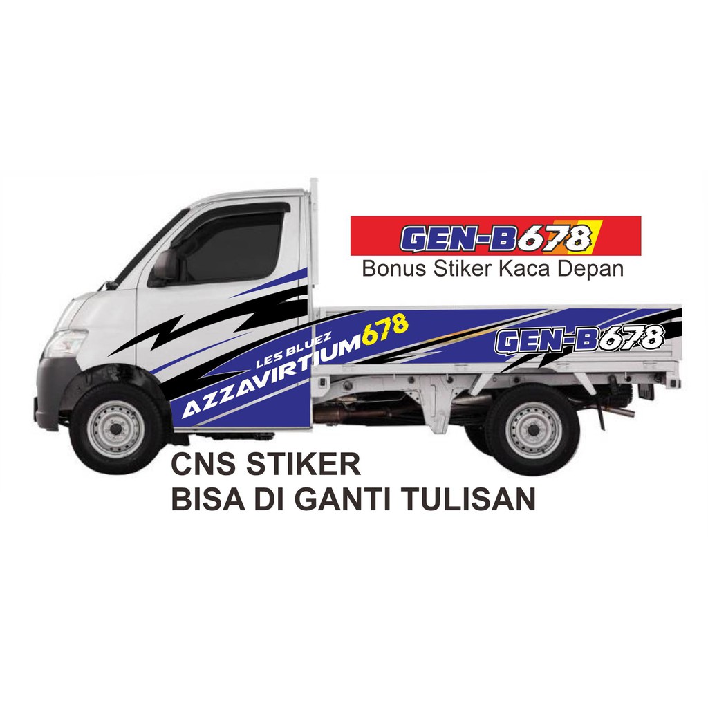 Jual stiker gradmax pick up - sticker gradmax pick up - stiker decal ...