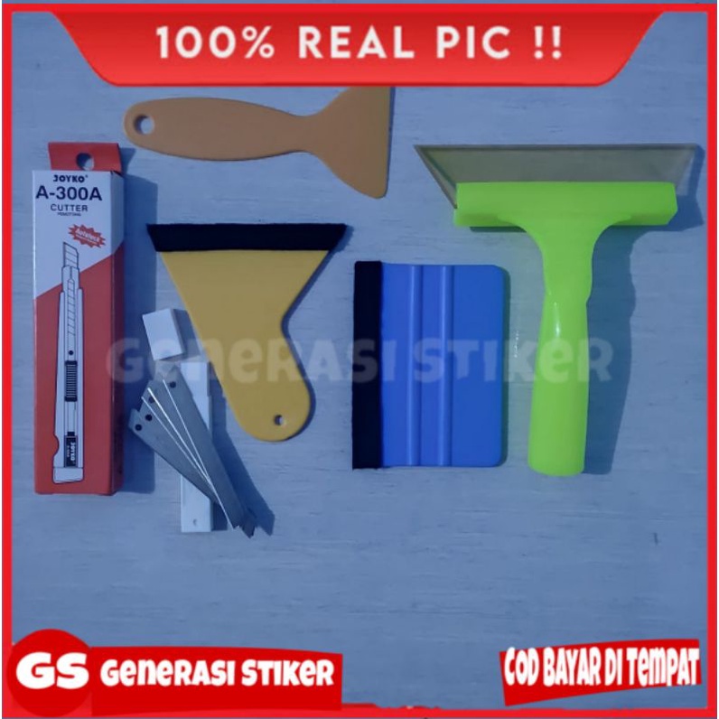Jual Alat Pasang Stiker Alat Bantu Pasang Stiker Kaca Film Rakel ...