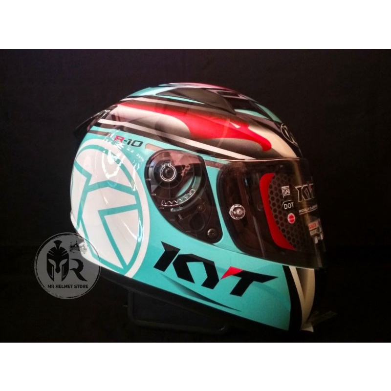 Jual (New) KYT R10 not AGV SHOEI Arai NHK INK GM NJS Cargloss | Shopee ...