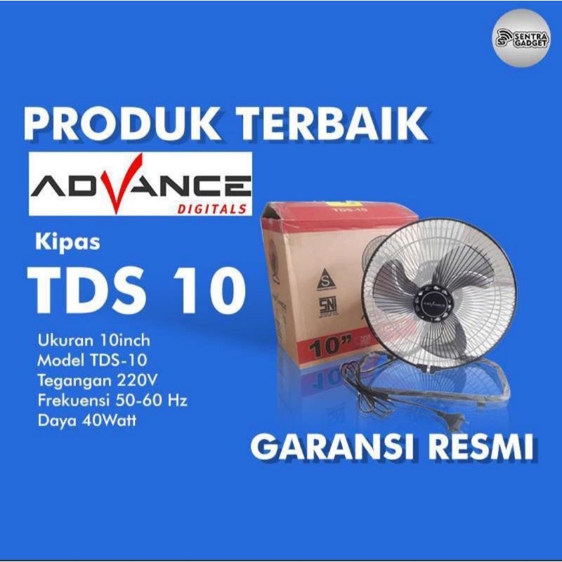 Jual Kipas Angin Advance TDS 10 inch Shopee Indonesia