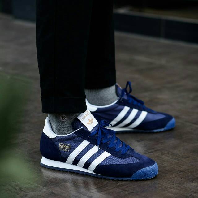 Adidas dragon navy sales