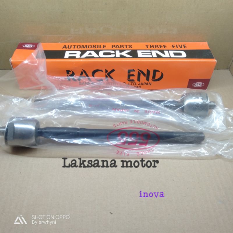 Jual Rack end Long tie rod toyota inova Hilux fortuner harga 1 pc japan ...