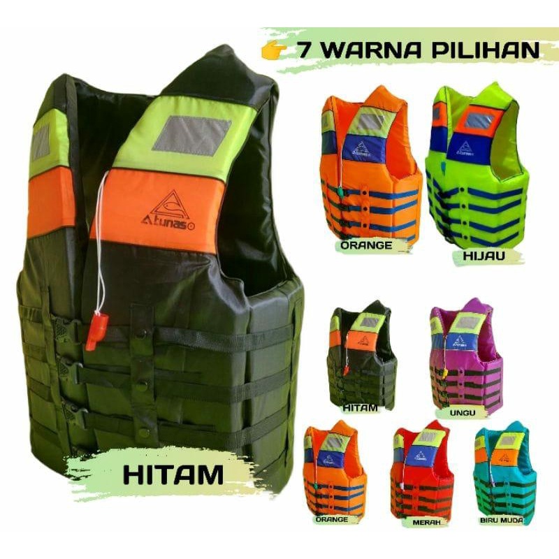 Jual LIfe Jacket Rompi Pelampung Jaket Pelampung Atunas SIze L | Shopee ...
