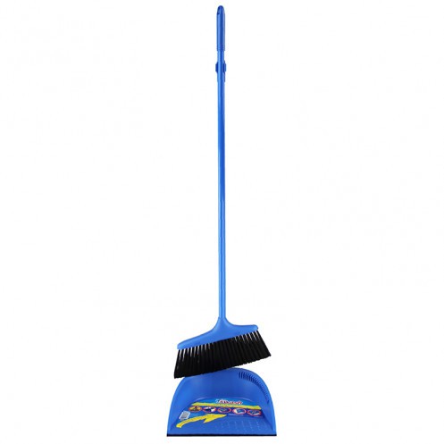 Jual Sapu Set Dan Pengki Swash Broom New Long Handle Dustpan Praktis Shopee Indonesia