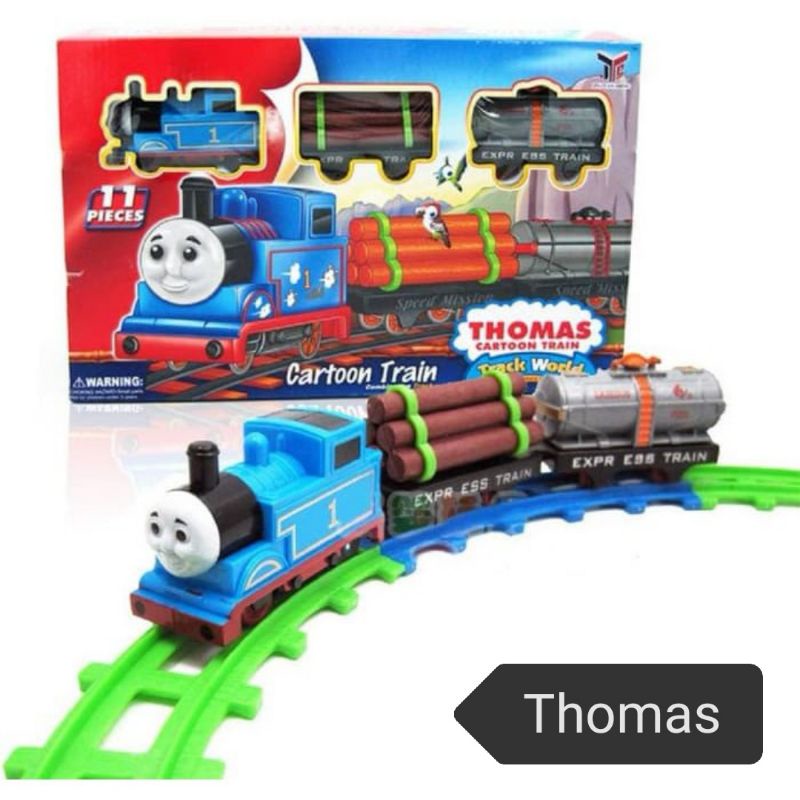 Jual Mainan Kereta Api Thomas Cartoon Train Track World 11 Pcs 3