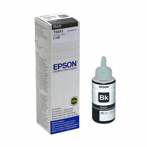 Jual Tinta Epson T6641 Black Original Shopee Indonesia 3769