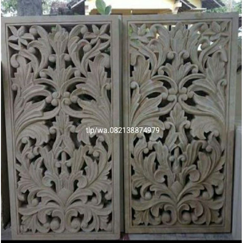 Jual relief roster batu alam motif ukiran klasik | Shopee Indonesia