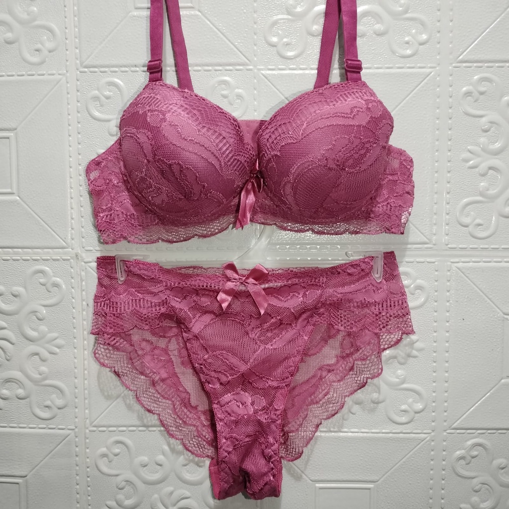 Jual Bra Set Bh Cd Beha Celana Dalam Wanita Setelan Renda Import