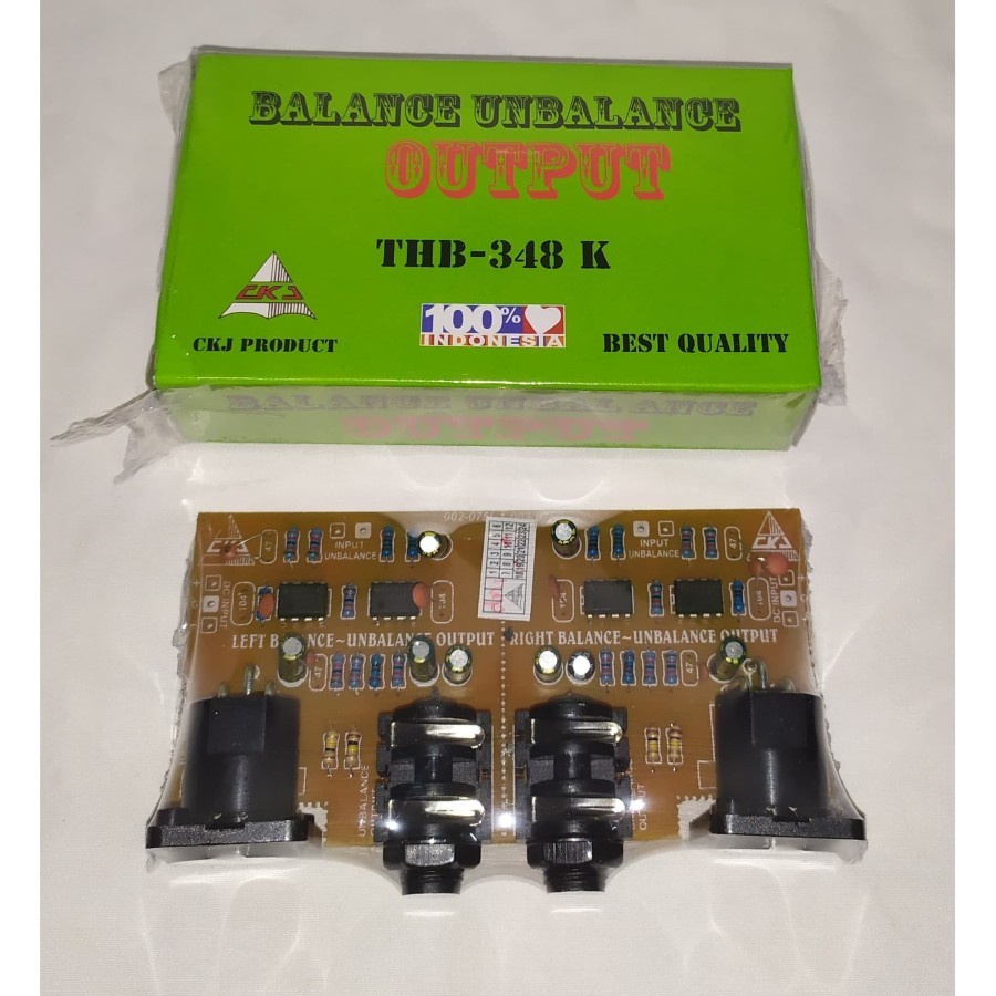 Jual Kit Output Balance Unbalance Stereo CKJ THB-348K THB 348K Kit ...