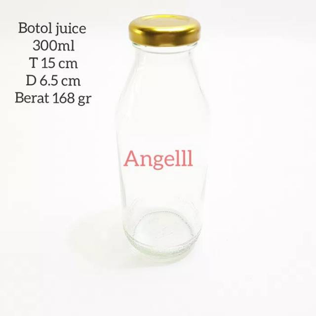 Jual 350ml 300 Ml Botol Juice Jus Tutup Seng Baru Syrup Susu Minuman Baru 300ml Botol