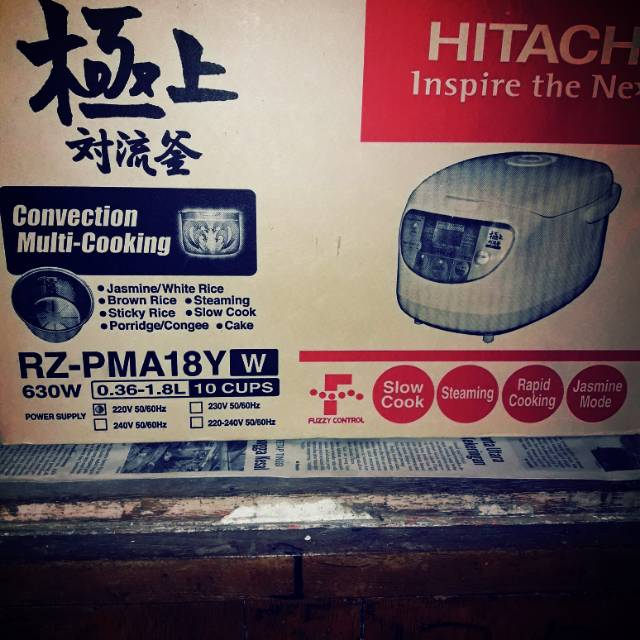 Jual Rice Cooker Hitachi Rz Pma Y Murah Shopee Indonesia