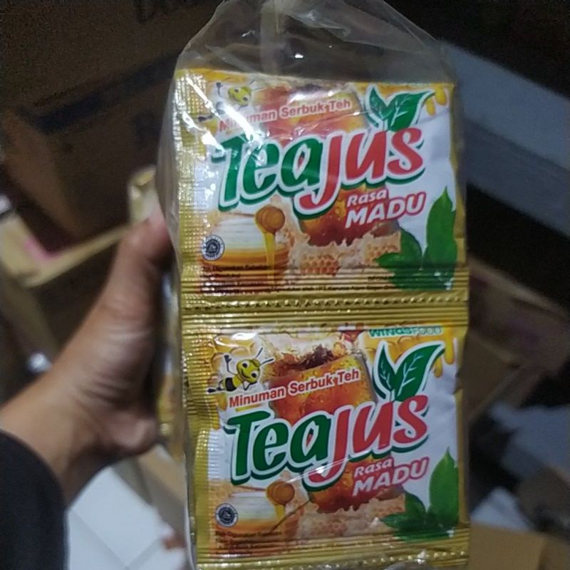 Jual Tea Jus Minuman Serbuk Teh Renceng Isi 10 Saset Shopee Indonesia 5445