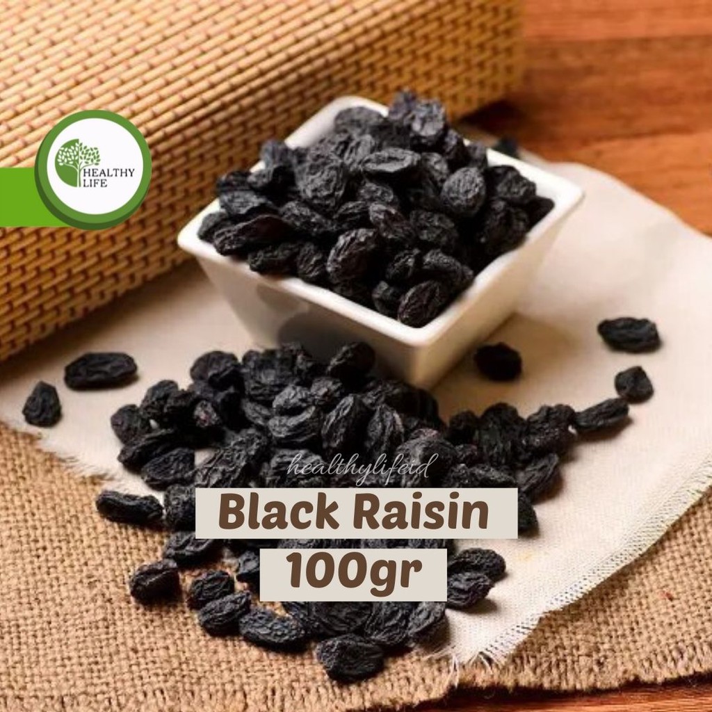 Jual Organic Seedless Black Raisin 100 gr | Shopee Indonesia