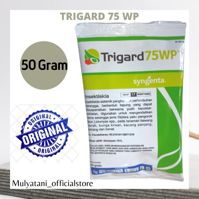 Jual Trigard 75 WP Insektisida 50 Gram Original Kemasan Pabrik | Shopee ...