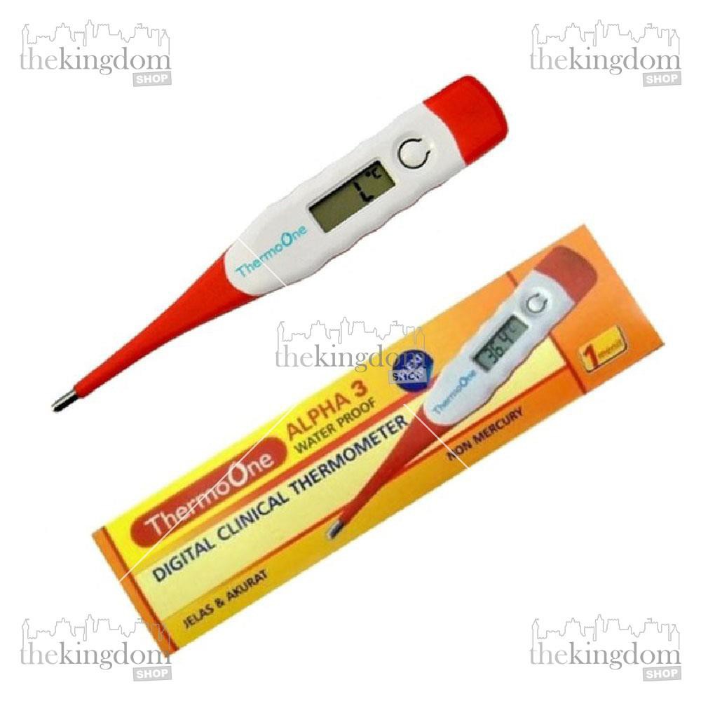 Jual OneMed Thermometer Alpha 3 One Med Termometer Digital Waterproof ...