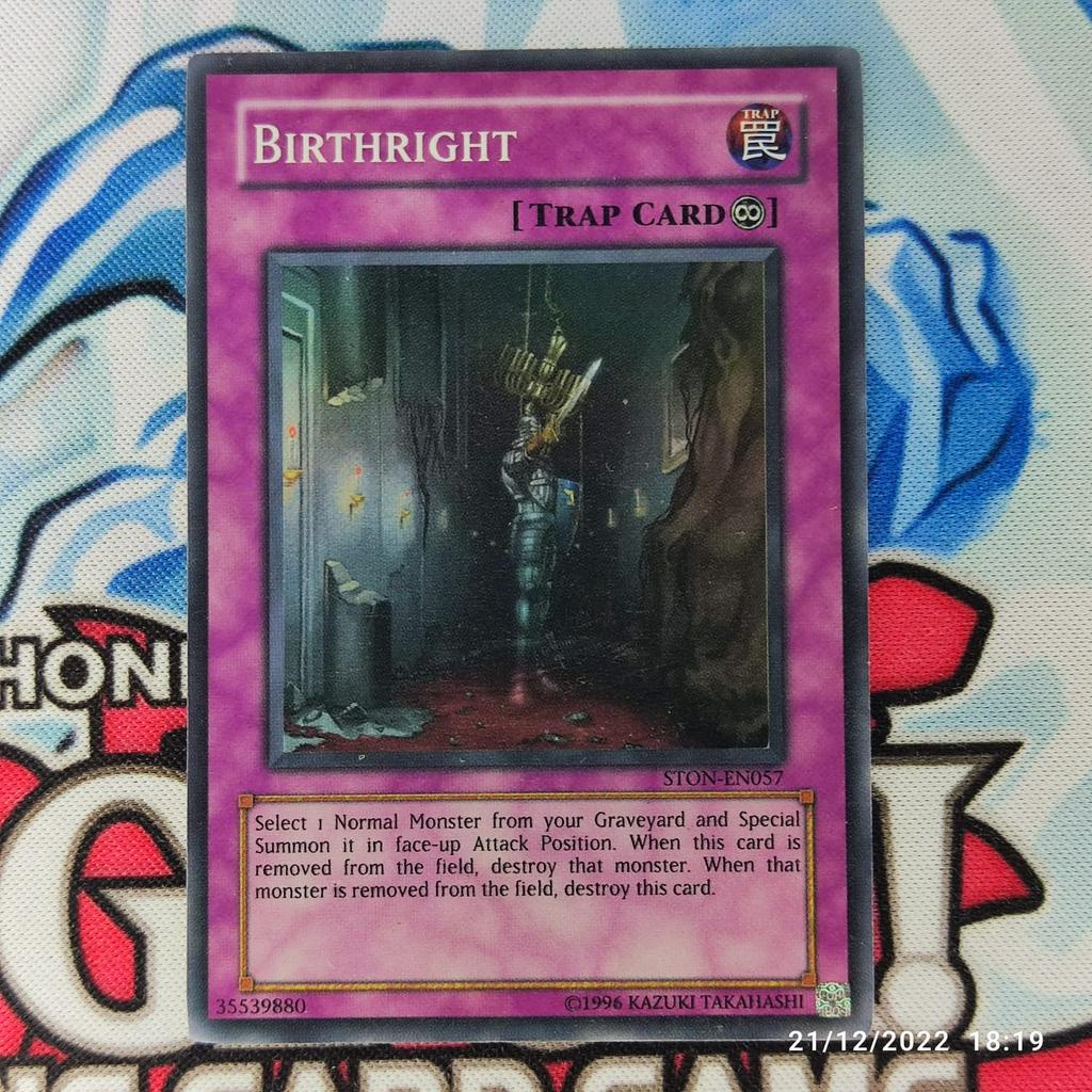 Jual yugioh birthright STON super rare original | Shopee Indonesia