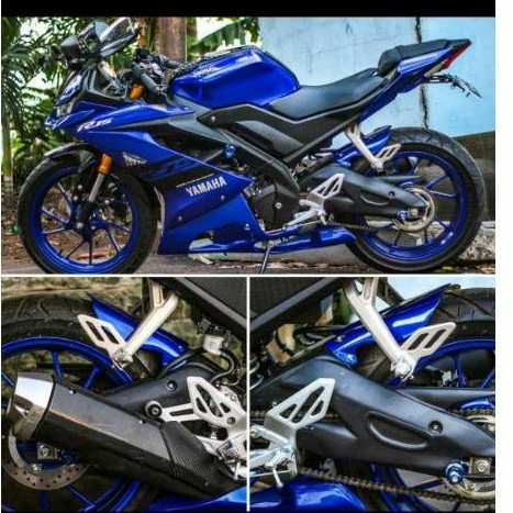Jual spakbor kolong R15 V3 carbon hugger arm Yamaha R15 V3 & V4 ...