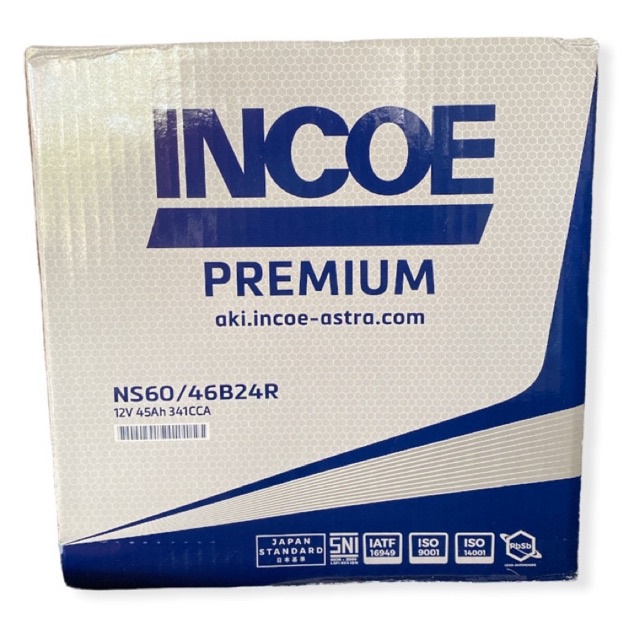 Jual Aki Basah Incoe NS60 Premium Accu Mobil Avanza Xenia Toyota