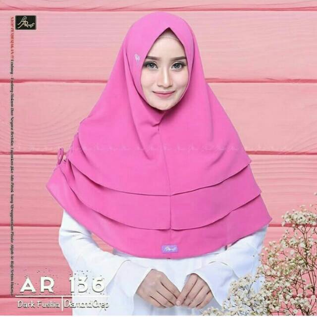 Jual Hijab Ar Rafi dengan kodel AR 136 | Shopee Indonesia