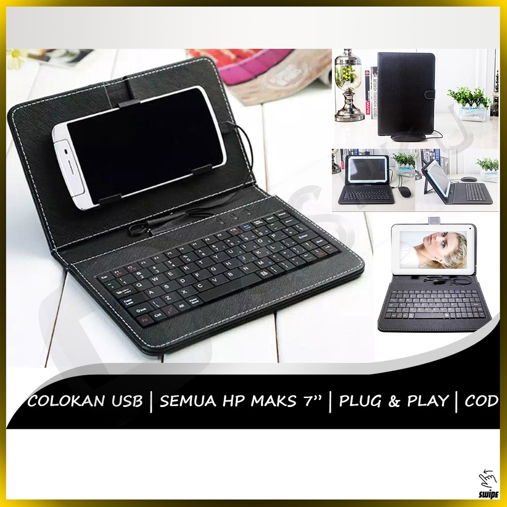 Jual Keyboard Smartphone Universal OTG Android Tablet Samsung Micro USB ...