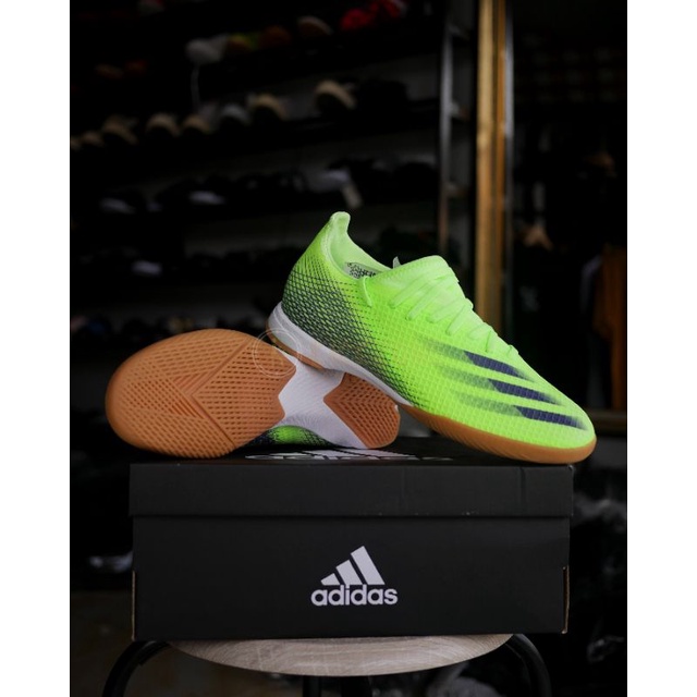 Jual Sepatu Futsal Adidas X Ghosted.3 IN Green EG8207 Original BNIB ...