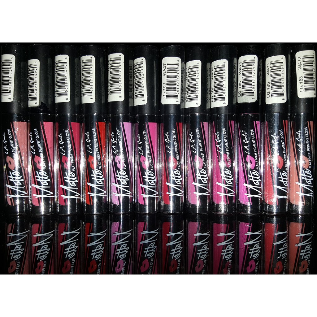 Jual 100 ORI It's LA GIRL ! Flat Finish Pigment Gloss (harga per buah