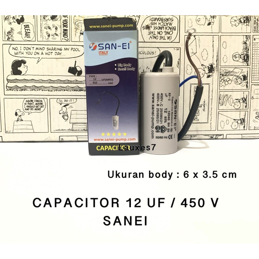 Jual Capacitor Uf Bulat San Ei Kapasitor Bulat Capasitor Pompa Air Spare Part Pompa Air