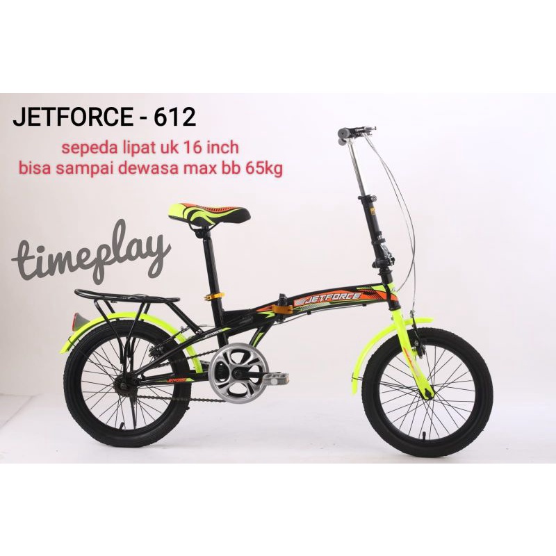 Jual Jet Force Jetforce Sepeda Lipat Anak Dewasa Ukuran 16 Jet Force ...