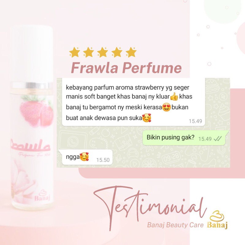 Jual Perfume Original Frawla Banaj Beautycare | Shopee Indonesia