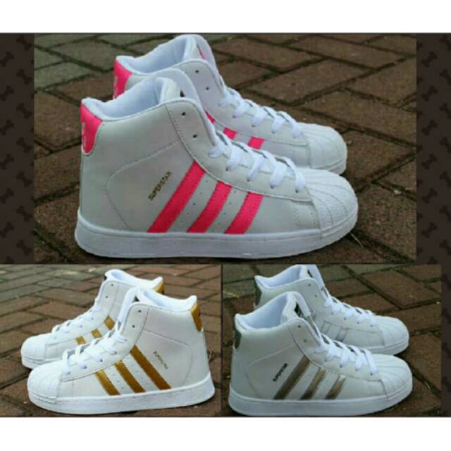 Sepatu adidas superstar high sale