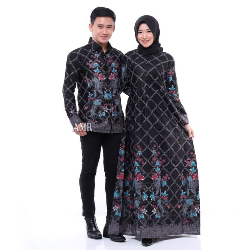 Jual Aska Couple Batik Couple Keluarga Batik Sarimbit Keluarga Motif Jaring Shopee Indonesia 