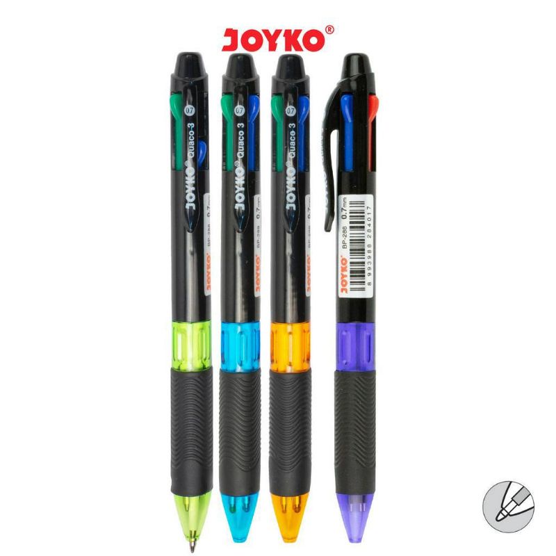 Jual Ballpoin Joyko Quaco atau Trifelo 4 in 1 Ecer 1 Biji / Pulpen ...
