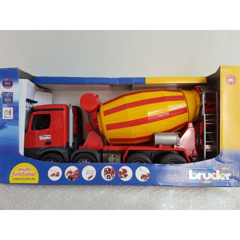 Jual bruder toys 3654 Mercedes Arocs Mixer Truck Mercy Shopee Indonesia