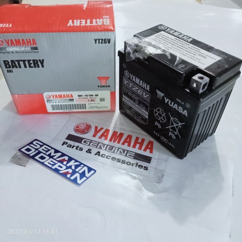 Jual accu new nmax battery Yamaha all new aerox 155 original aki mio M3