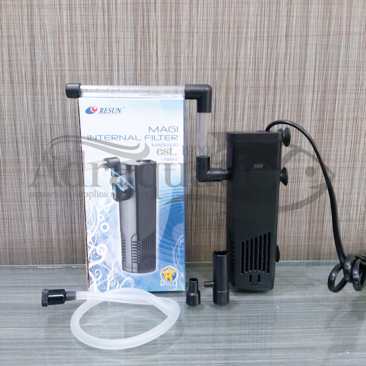 Jual RESUN MAGI200 MAGIC-JET FILTER POMPA AIR CELUP FILTER AQUARIUM ...