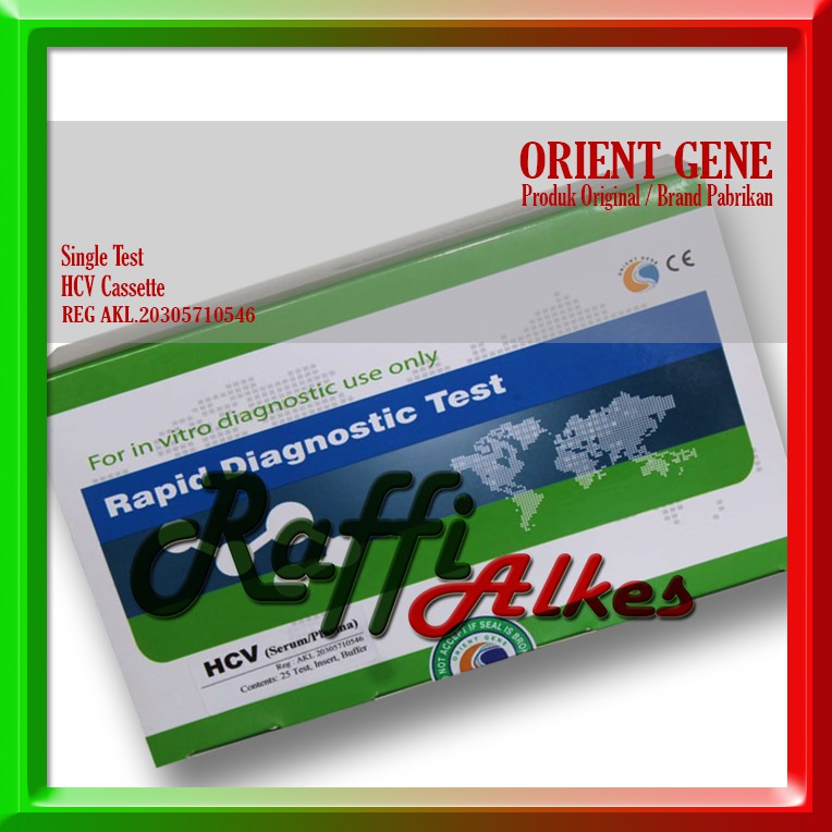 Jual HCV Device Orient Gene isi 25 Tes / Alat Test Hepatitis C / Rapid ...