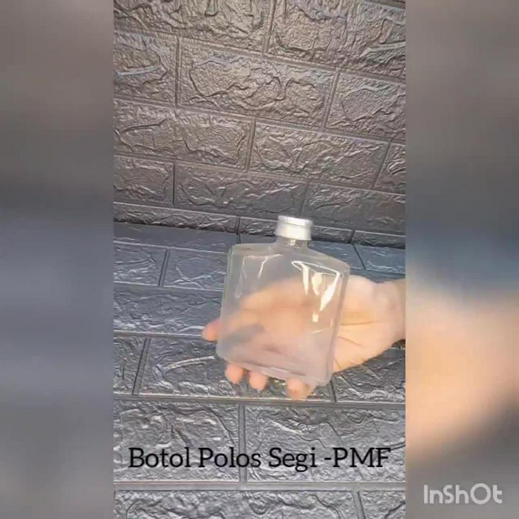 Jual BOTOL KACA POLOS - PERSEGI / BOTOL KOPI / BOTOL AIR | Shopee Indonesia