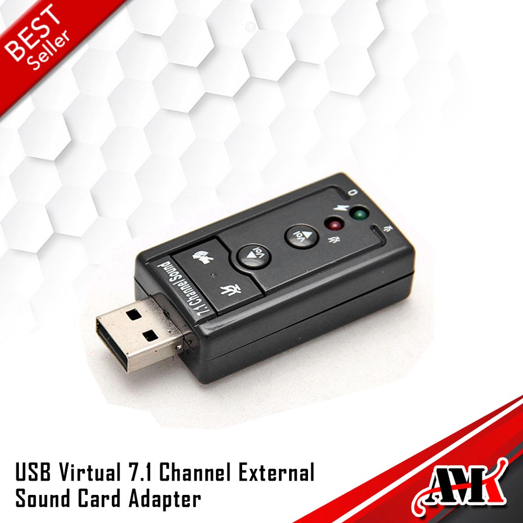 Jual USB Sound Adapter 7.1 Virtual Channel External Sound Card Adapter