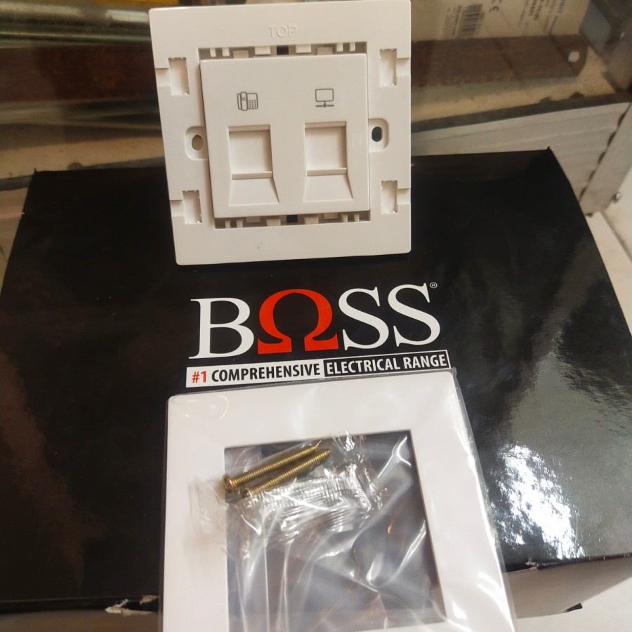 Jual stopkontak outlet Data internet/telephone outlet Boss B1032T0 ...