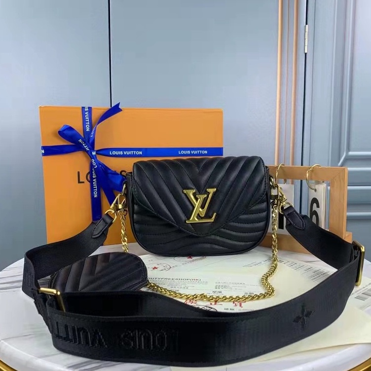 Louis Vuitton multi pochette new wave schoudertas wit