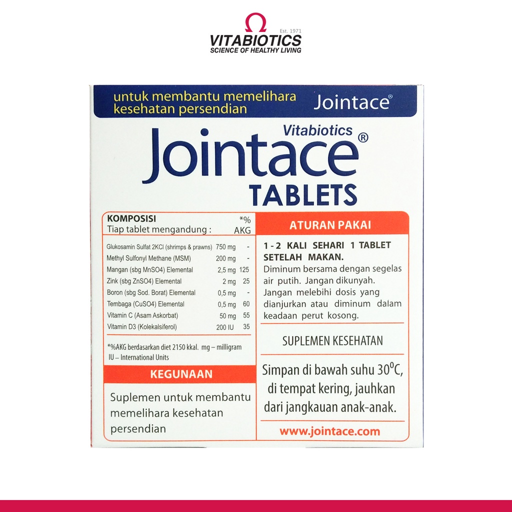 Jual Twin Pack Jointace 2x30 Tablet - Pereda Nyeri Sendi dan Otot ...