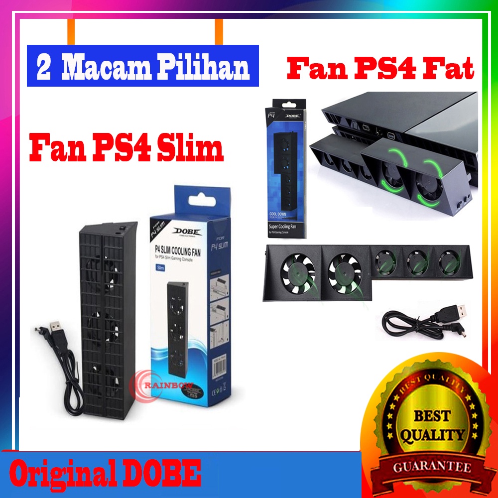 Jual Kipas Cooling Fan PS4 Slim Original DOBE Kipas PS4 PS 4 Fat Video