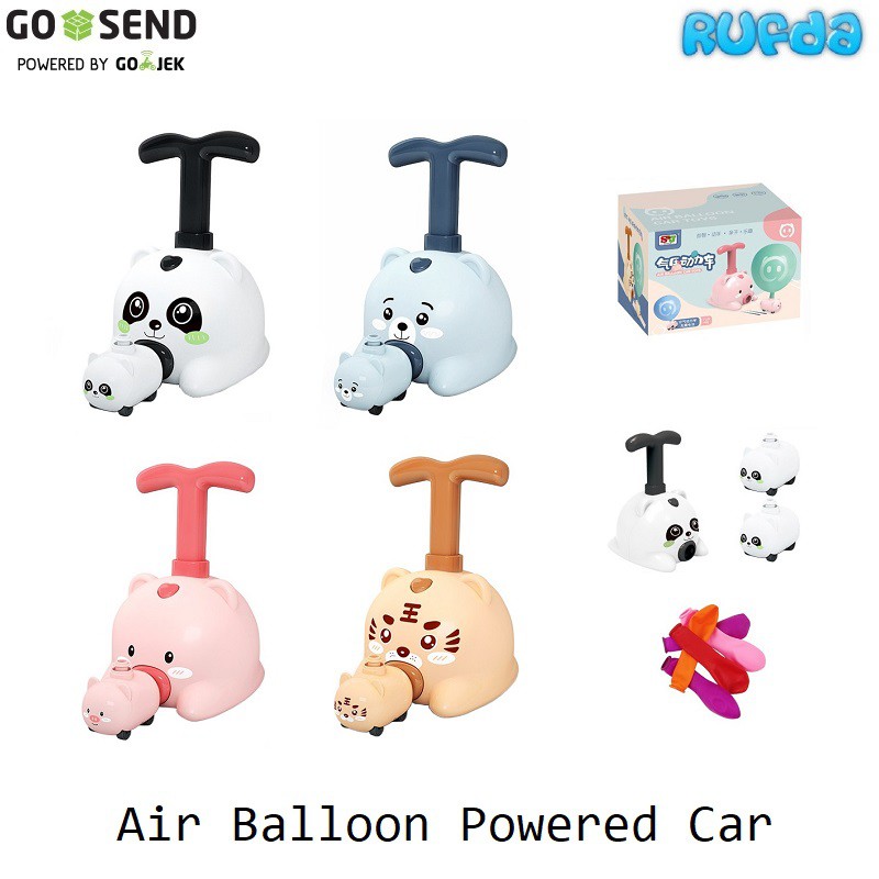 Jual Air Balloon Powered Car Mainan Mobil Tenaga Angin Balon | Shopee ...