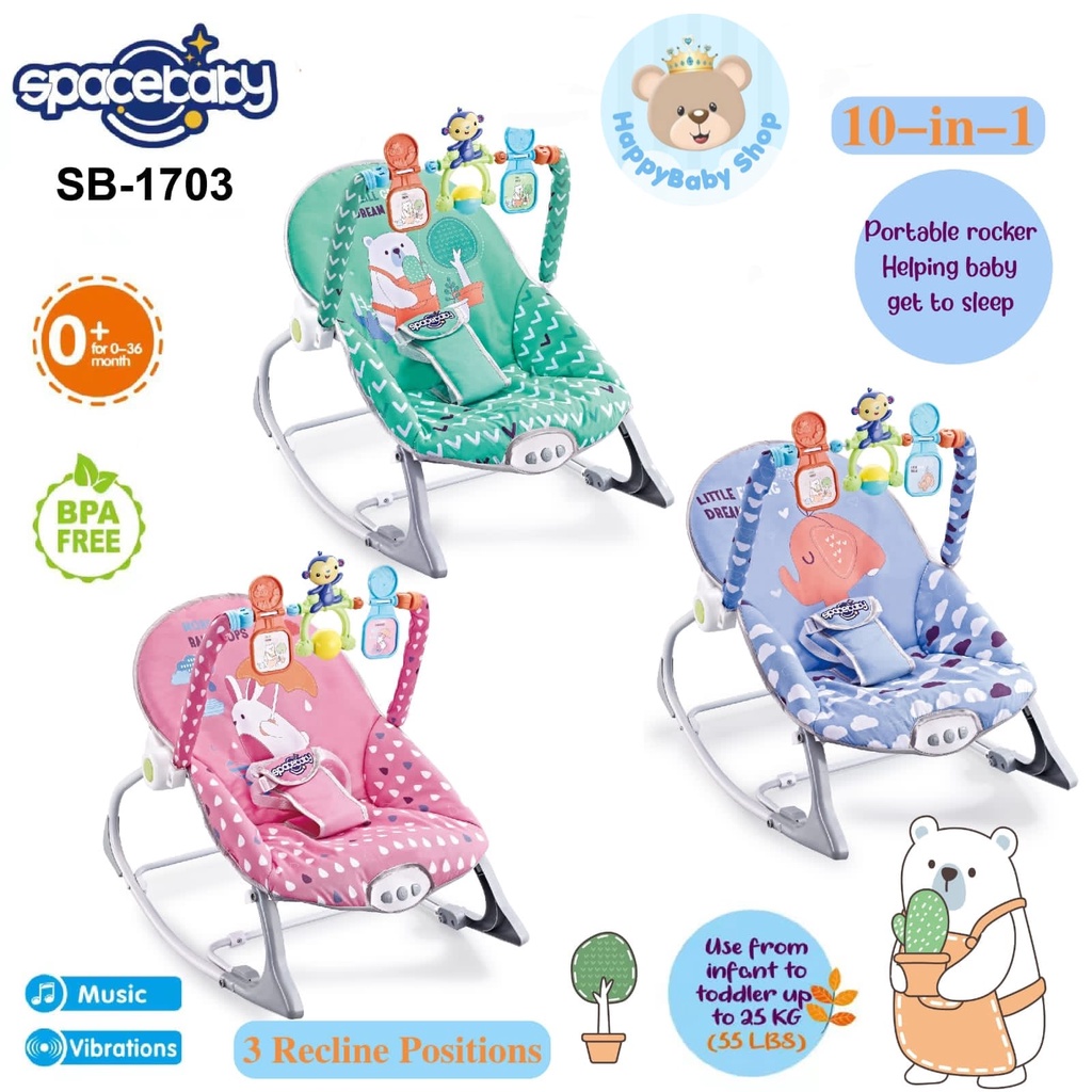 Crib Baby Rocking Chair Shopee COD Ayunan Bayi Elektrik Otomatis