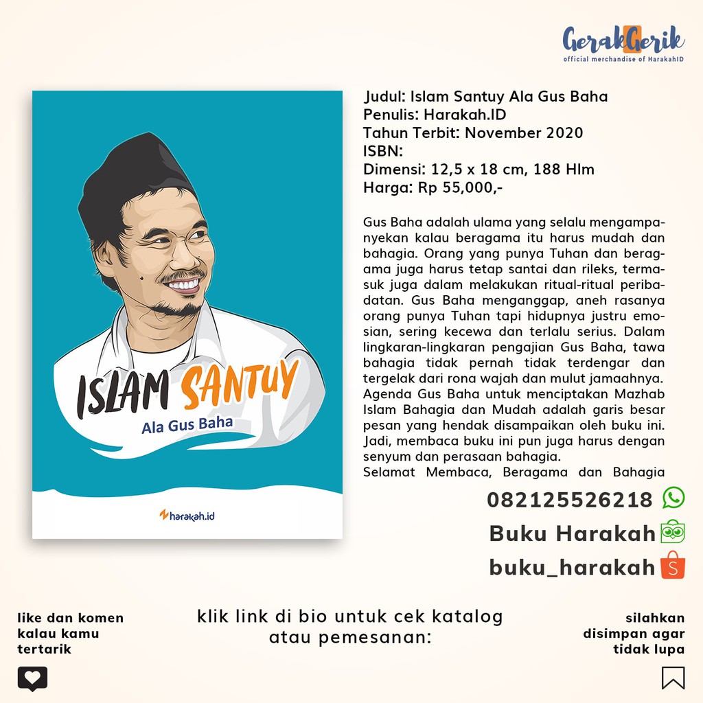 Jual Buku Islam Santuy Ala Gus Baha | Shopee Indonesia