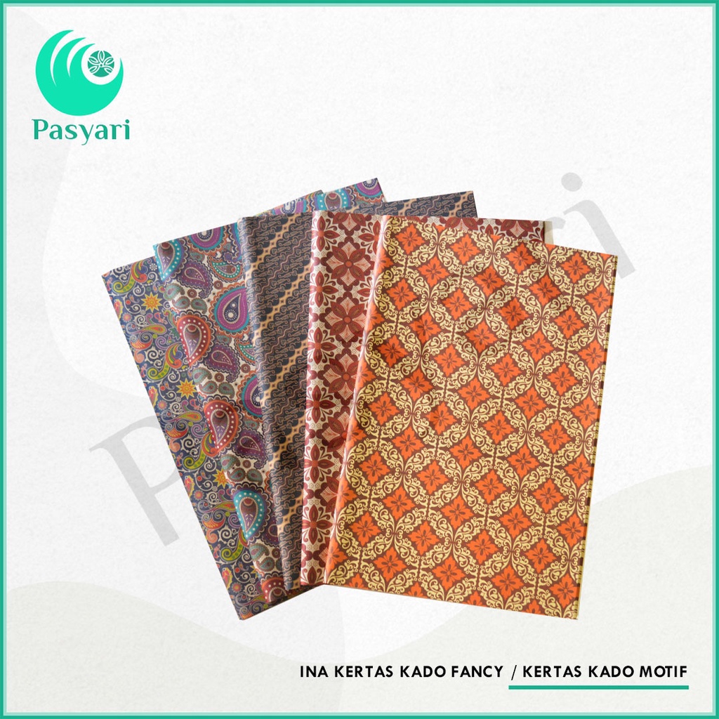 Jual INA Kertas Kado Fancy /25 Kertas Kado Motif | Shopee Indonesia