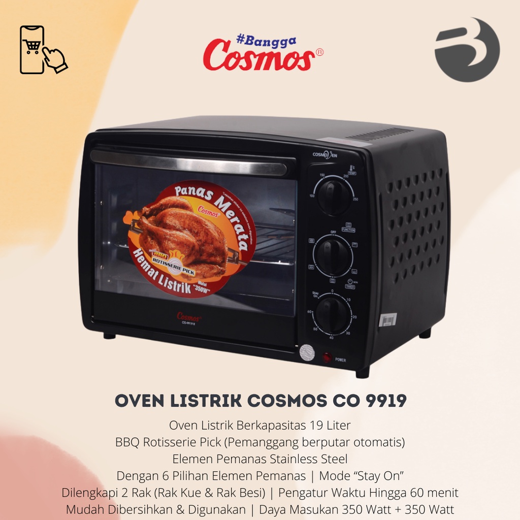 Jual Oven Listrik Cosmos Co Shopee Indonesia