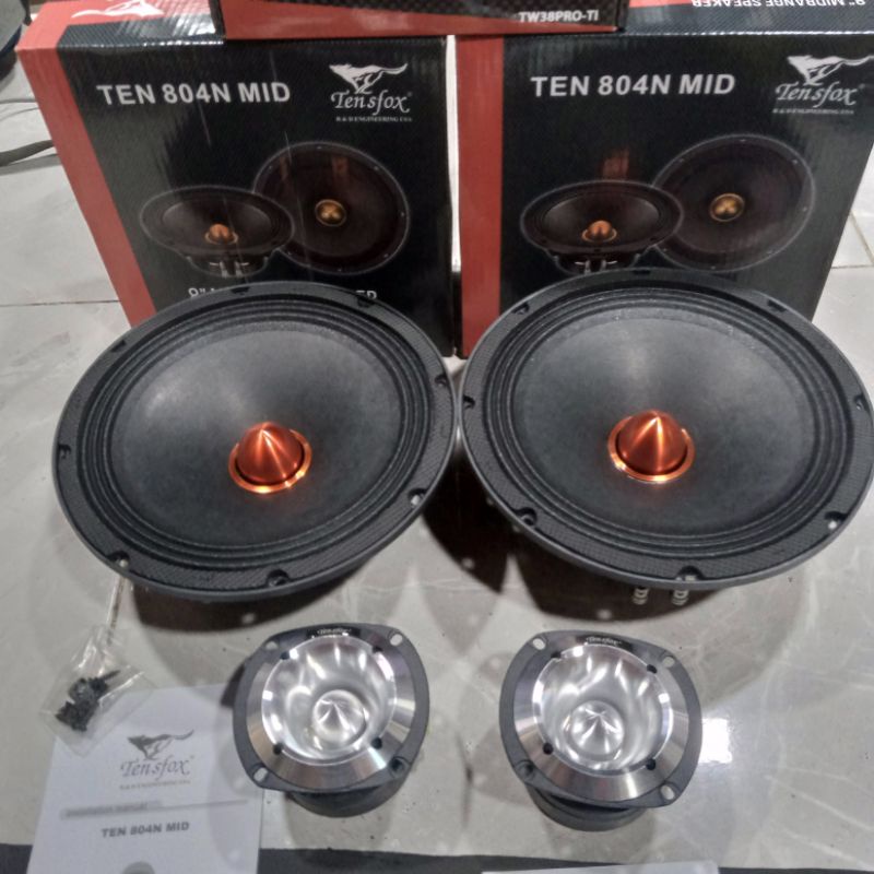 Jual speaker SQL tensfox 8inch dan tweeter tensfox 3,5inch | Shopee ...