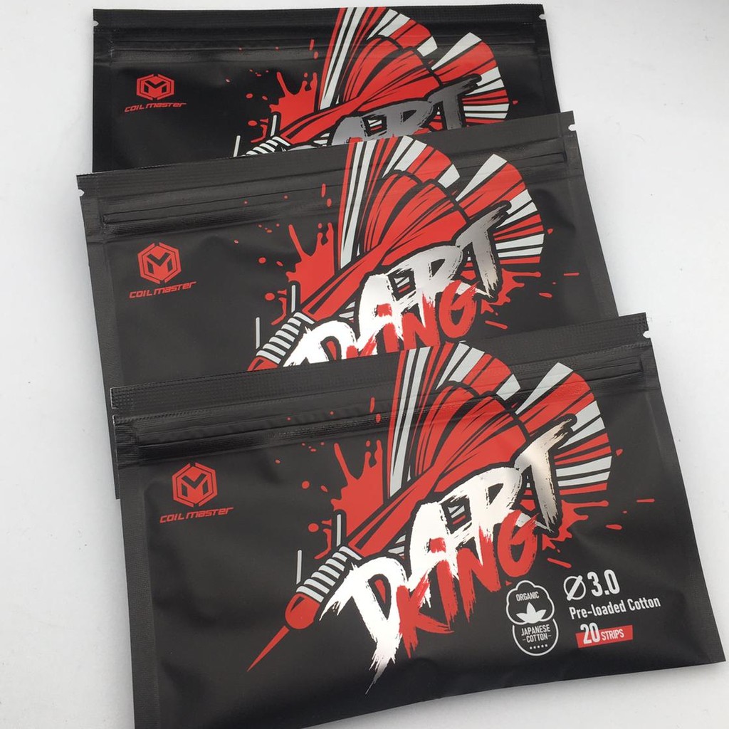 Jual Dart King Cotton By Coil Master 100 Authentic Dartking Cotton